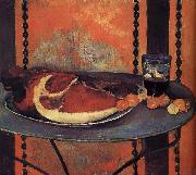Paul Gauguin There is still life ham oil